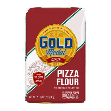 Gold Medal Pizza Flour, front of the product