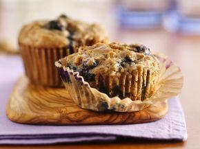 Oatmeal-Whole Wheat Blueberry Muffins