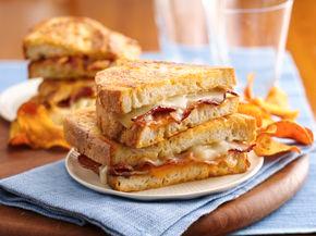Beer Battered Grilled Cheese Sandwiches 