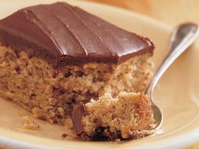 Banana Cake with Fudge Frosting