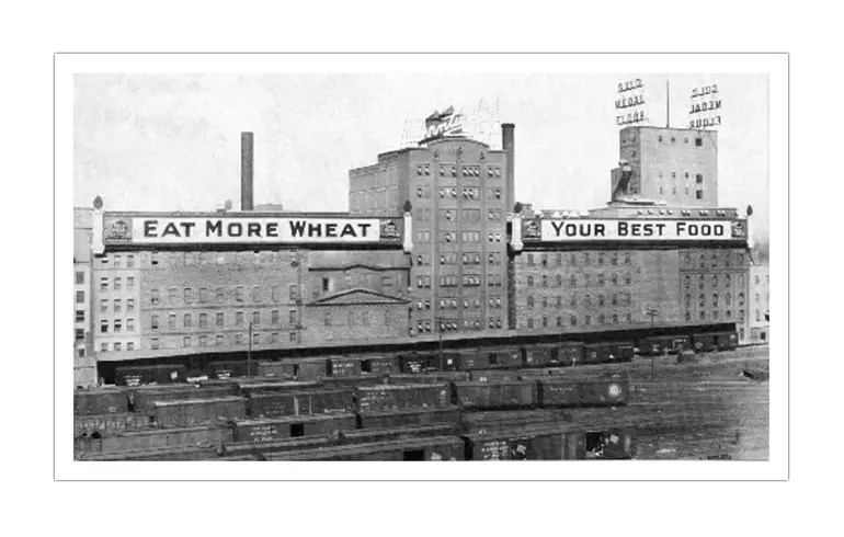 Gold Medal Flour Mill in the 1940s.